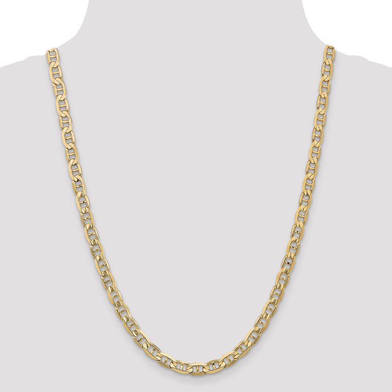 14K 6.25mm Concave Anchor Chain