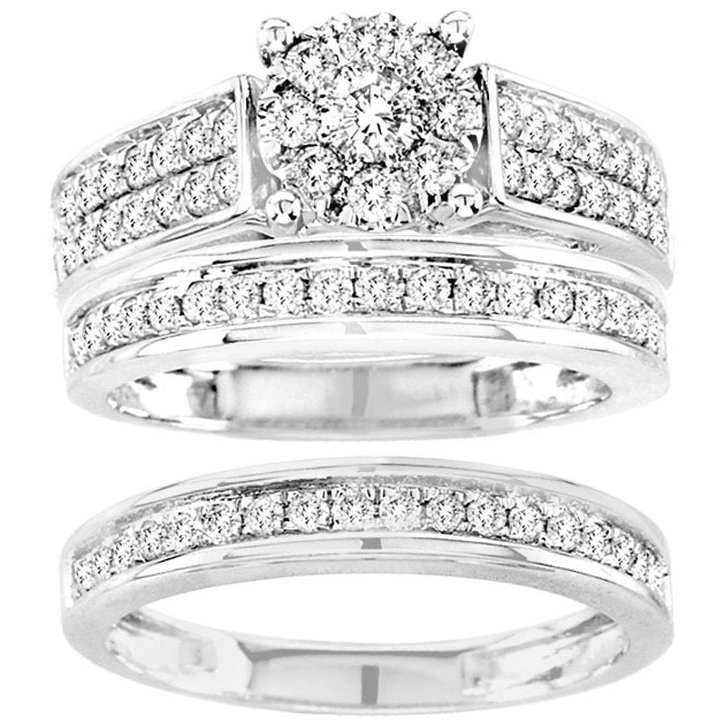 14K 1.35Ct Diamond Trio Set