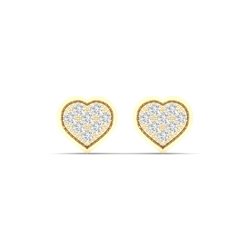 10K 0.05Ct Diam Earring