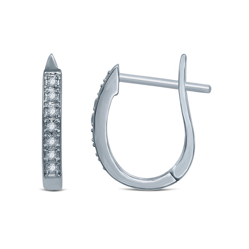 10K   0.06Ct  Diamond  Earring.