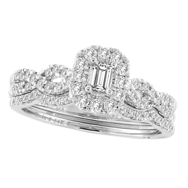 14K 0.60Ct Diamond Bridal Ring