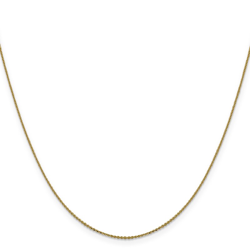 14K 1.0 mm D/C Cable Chain