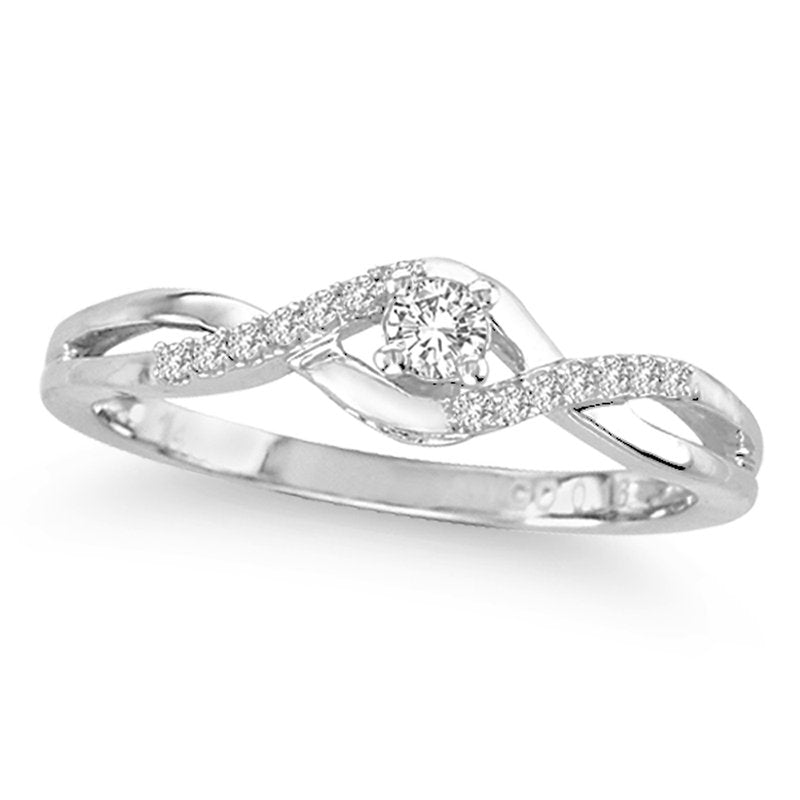 14K 0.16Ct Diamond  Ring