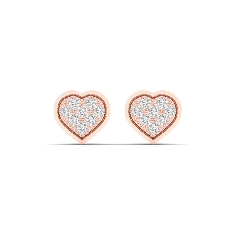 10K 0.05Ct Diam Earring