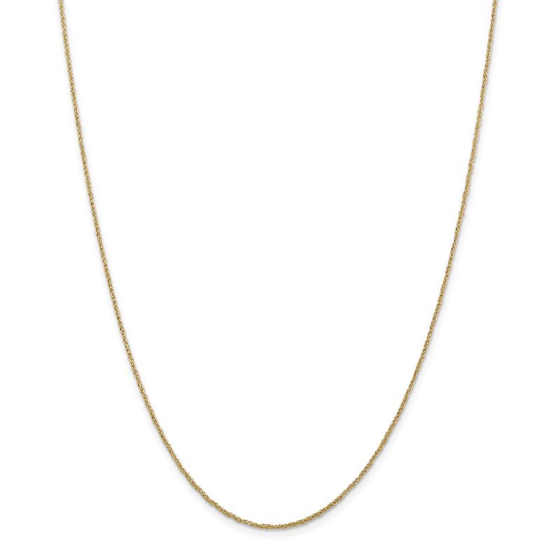 14K 14 inch 1.1mm Ropa with Spring Ring Clasp Chain