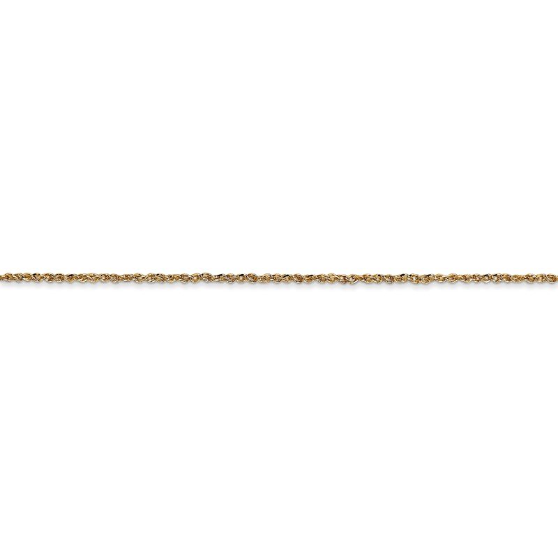 14K 14 inch 1.1mm Ropa with Spring Ring Clasp Chain