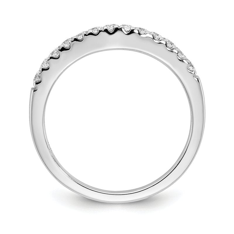 14K White Gold 1/5 carat Lab Grown Diamond VS+ F+ Set of Two Complete Wedding Bands