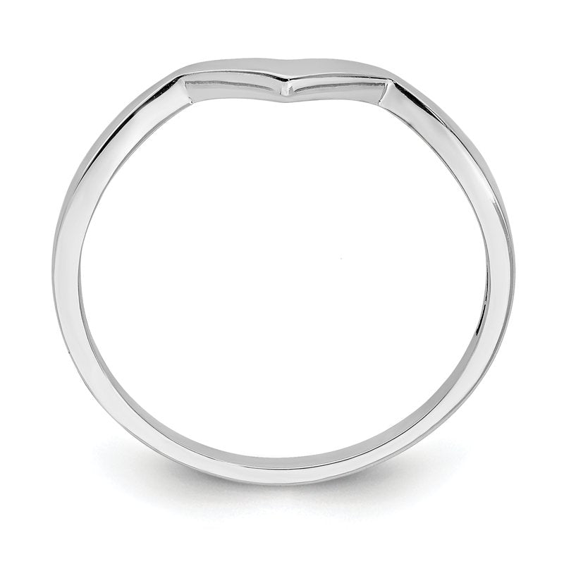 14K White Gold Ring