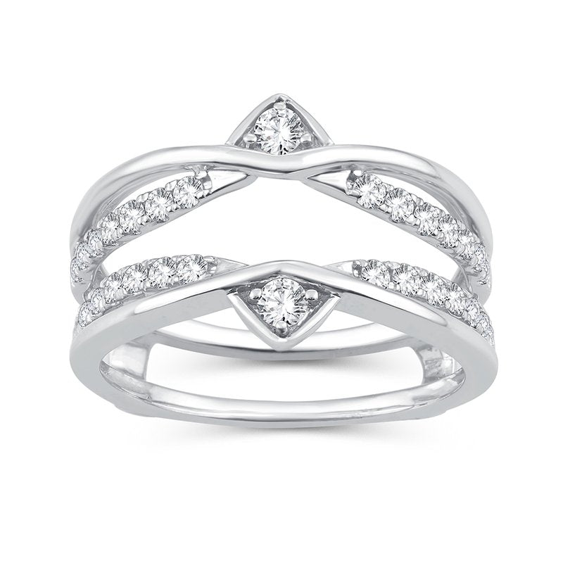 14K 0.50Ct Diamond Ring Guard