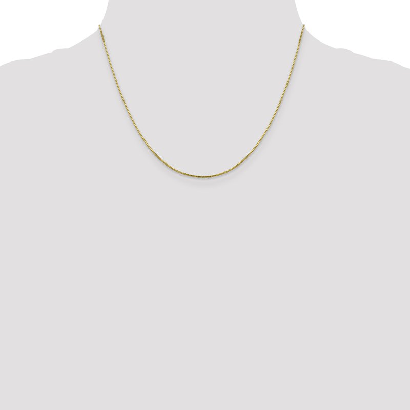 10K .95mm Sparkle Octagonal Box Chain