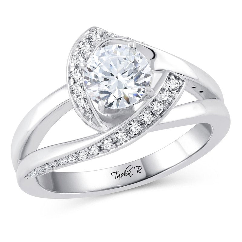 14K 0.23Ct Diam Semi Mount