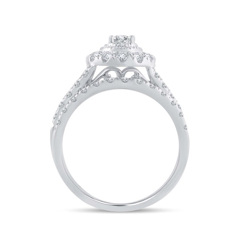 14K 1.00Ct Diamond Bridal Ring