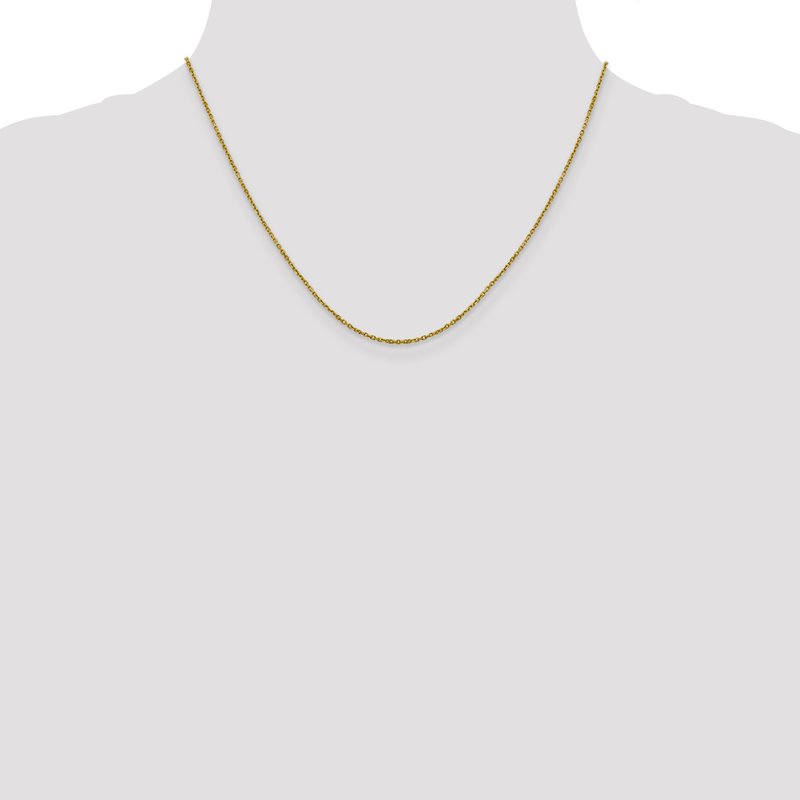 14K 1.25mm D/C Cable Chain