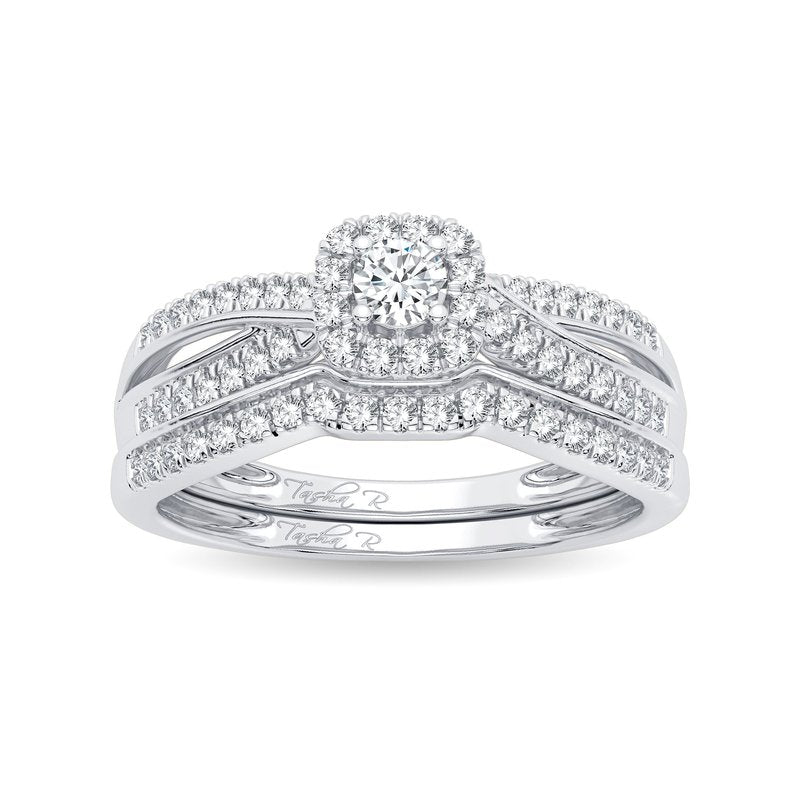 14K 0.33Ct Diamond  Bridal Ring