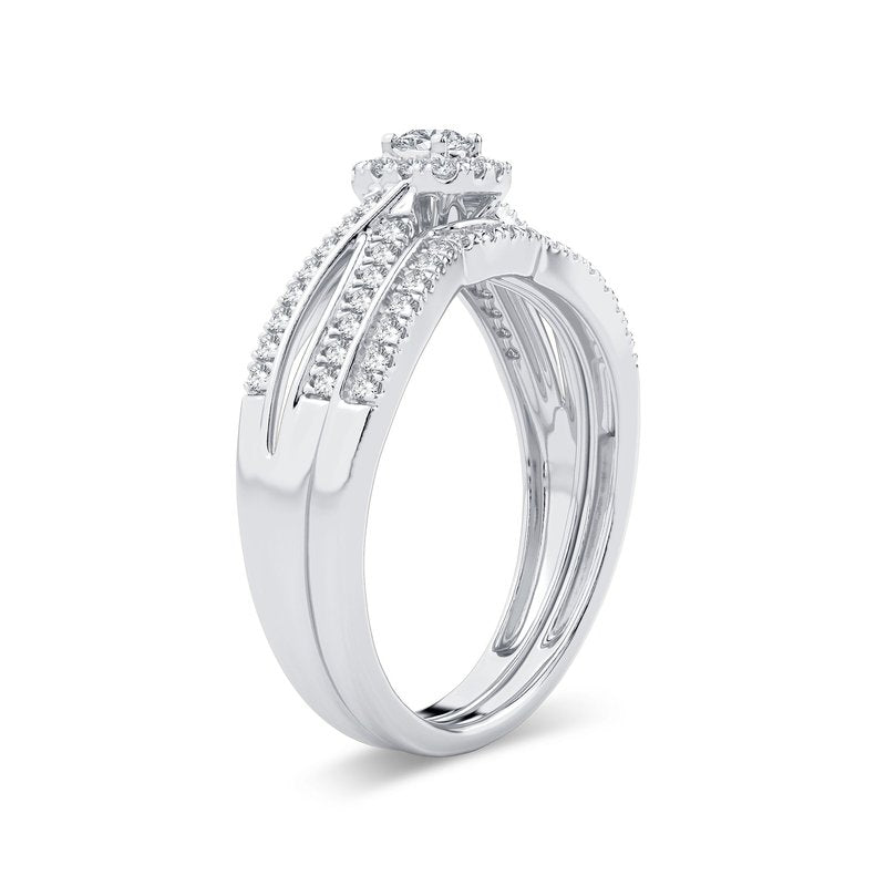 14K 0.33Ct Diamond  Bridal Ring