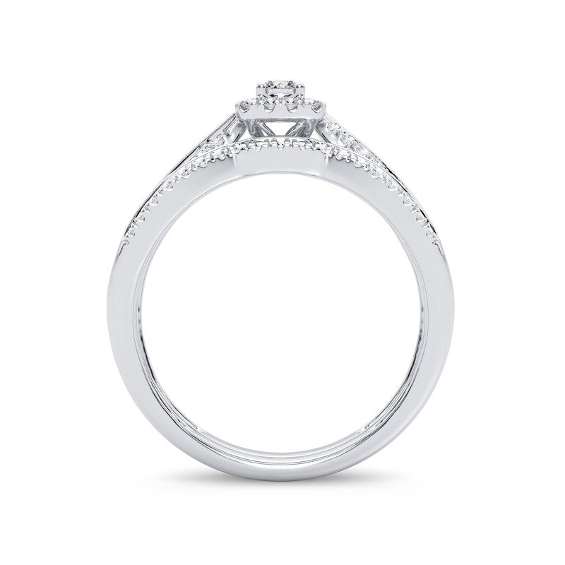 14K 0.33Ct Diamond  Bridal Ring