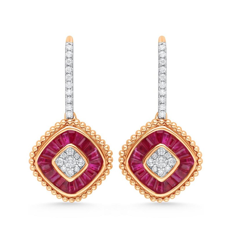 14K 0.36Ct Diamond Earring
