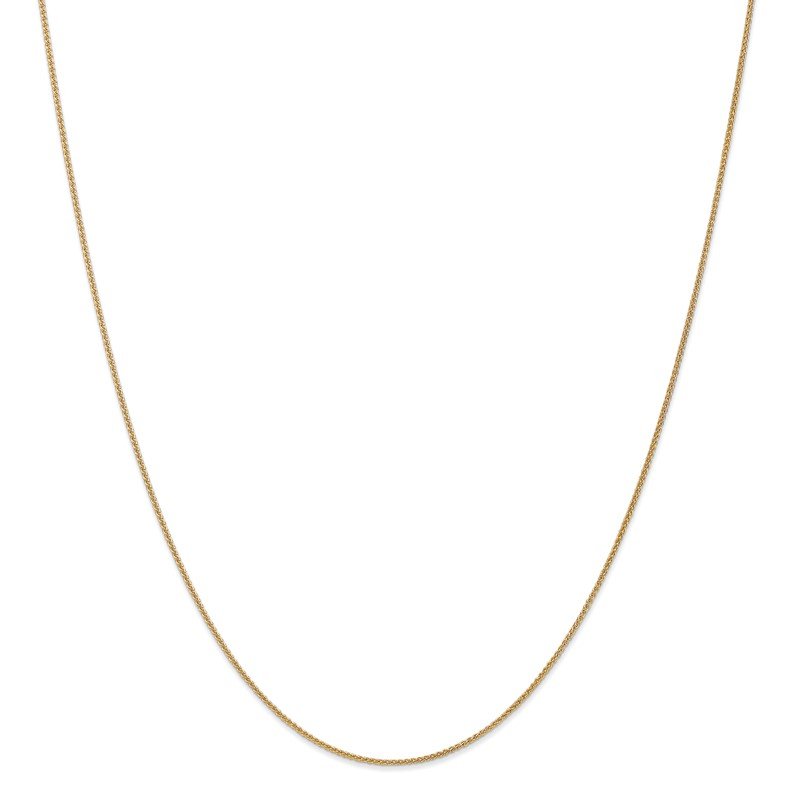 14K 10 inch 1.05mm Spiga with Lobster Clasp Anklet