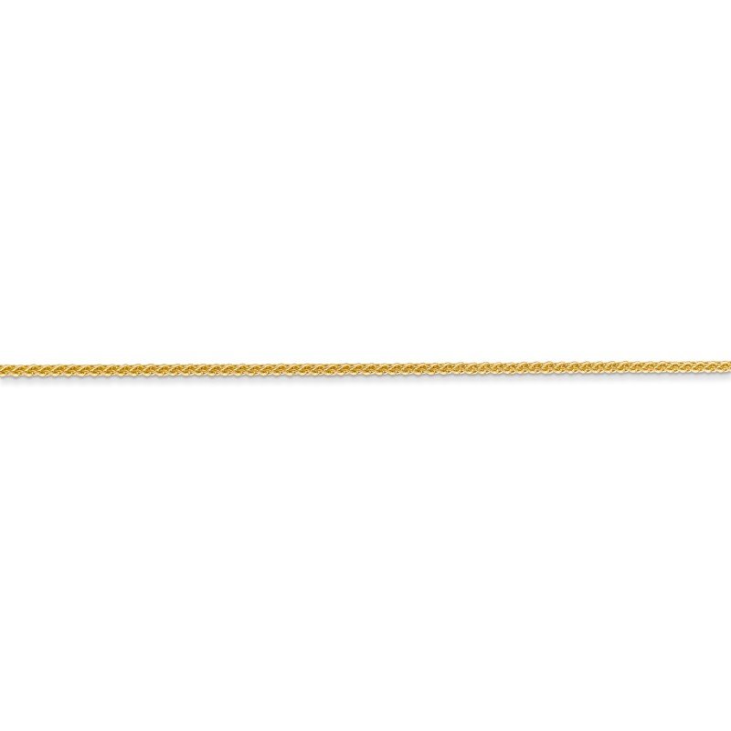 14K 10 inch 1.05mm Spiga with Lobster Clasp Anklet