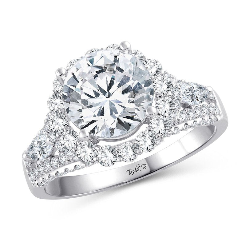 14K 1.15Ct Diam Semi Mount