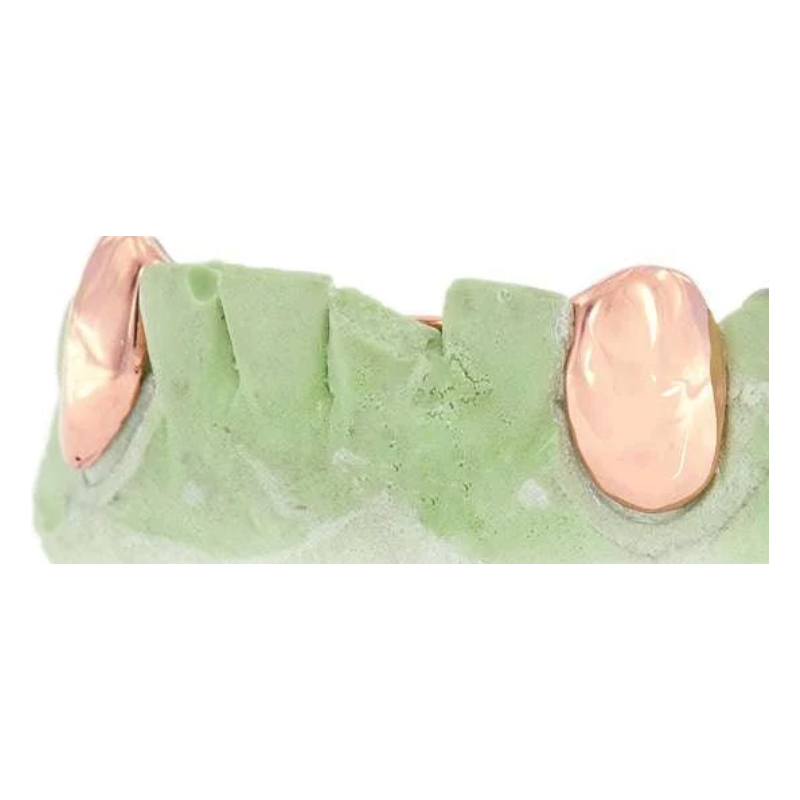 2 fang teeth with backbar