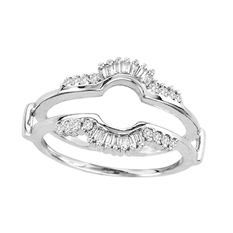 14K 0.25Ct Diamond  Bagg Ring