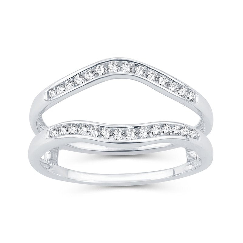 14K 0.25Ct Diamond Ring Guard