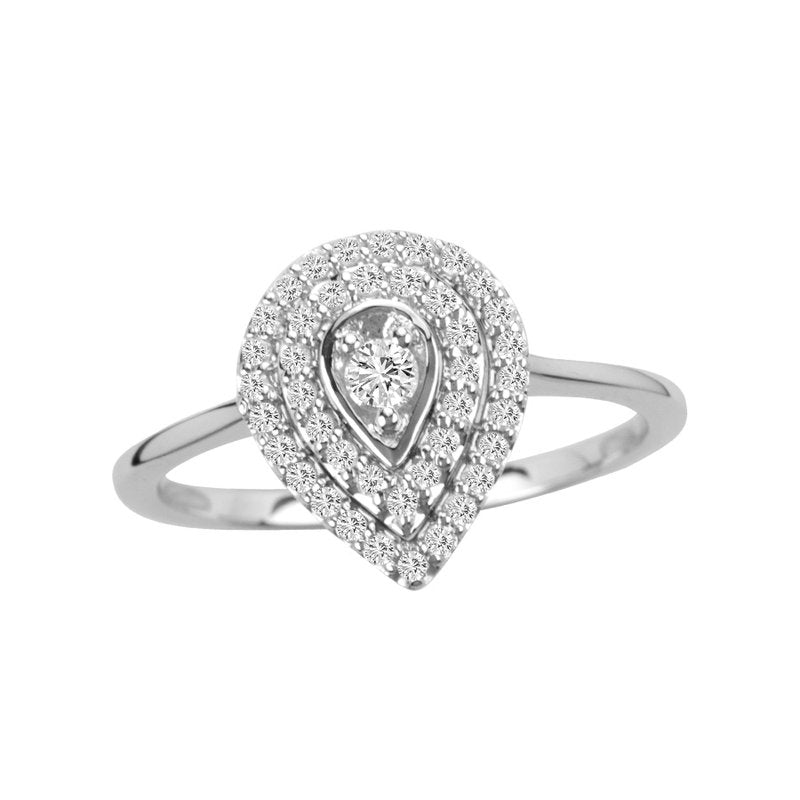 14K 0.27Ct Diamond Ring