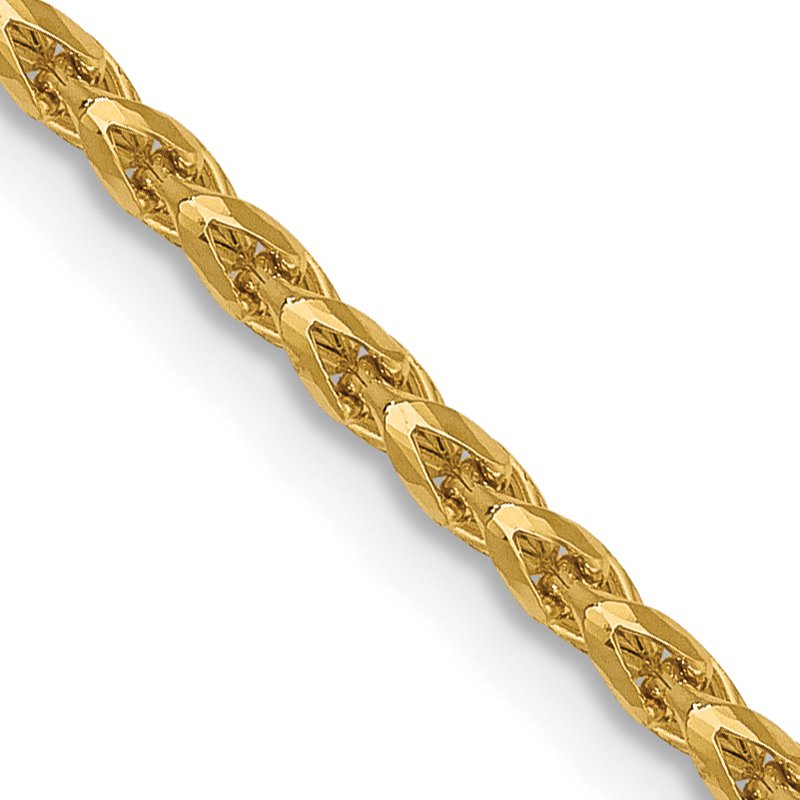14K 1.6mm D/C Open Franco Chain