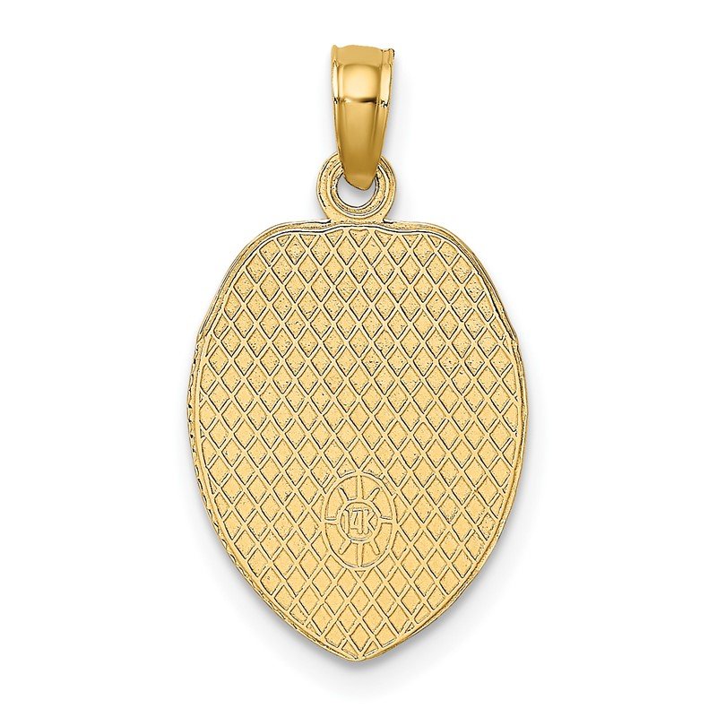 14k POLICE OFFICER Badge Pendant