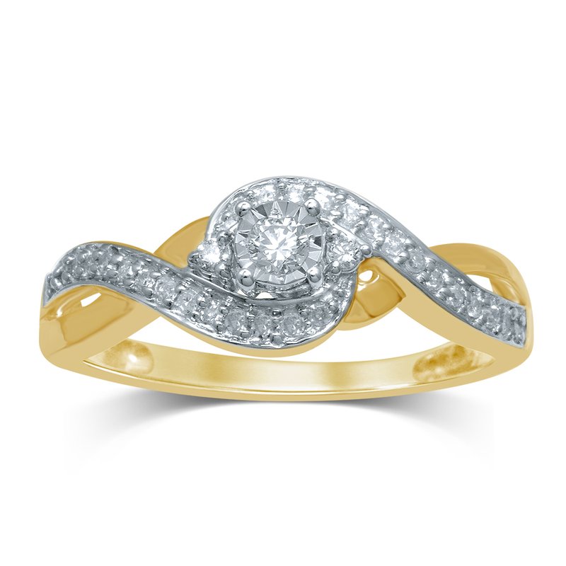 14K 0.25 Ct  Diamond  Ring