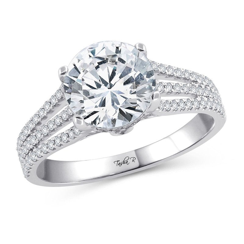 14K 0.38Ct Diam Semi Mount