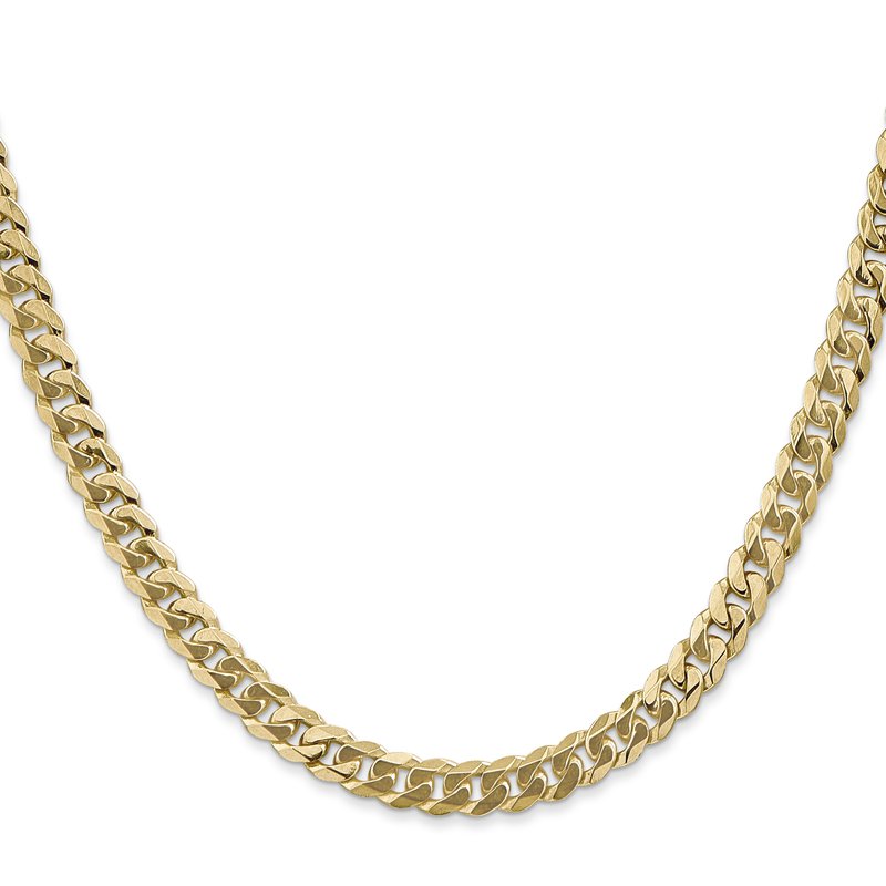 10K 5.75mm Flat Beveled Curb Chain