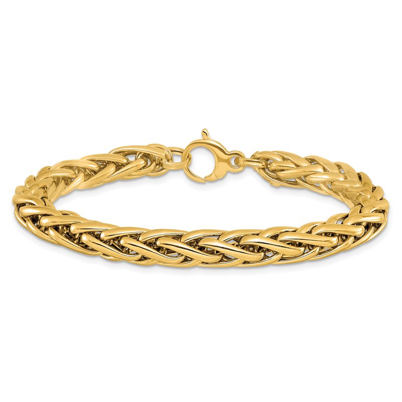 14K Polished Fancy Link Bracelet