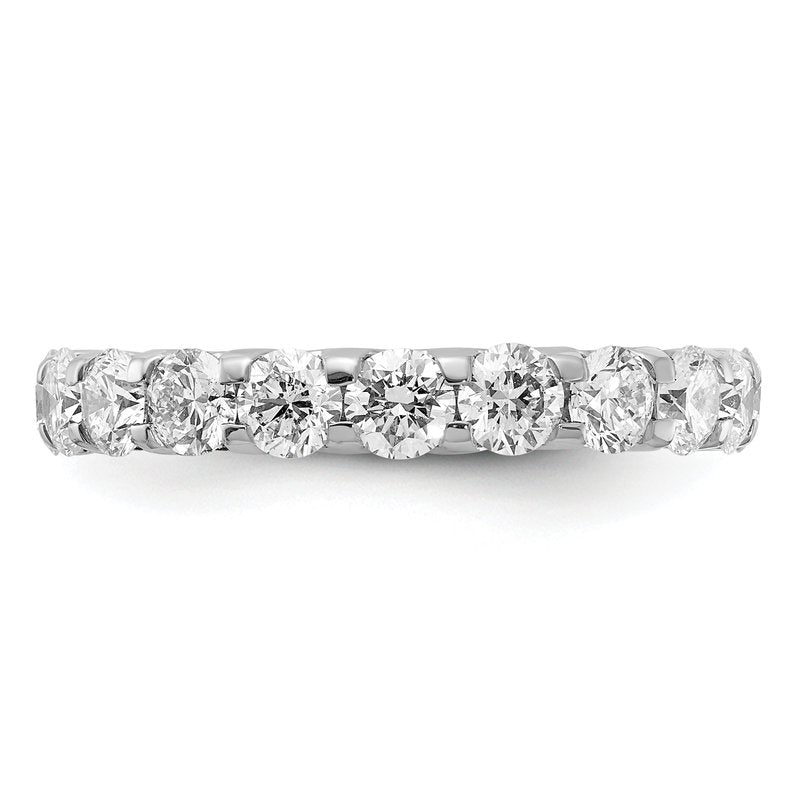 14K Rose Gold 1/2 carat Lab Grown Diamond VS+ F+ Size 4.5 Complete Eternity Band
