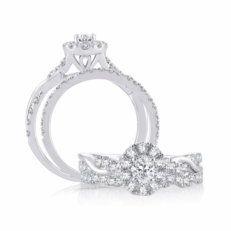 14K 1.01Ct Diamond Bridal Ring
