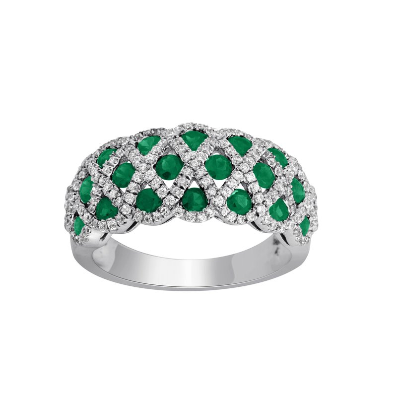 14K 0.58Ct Diamond Em Ring