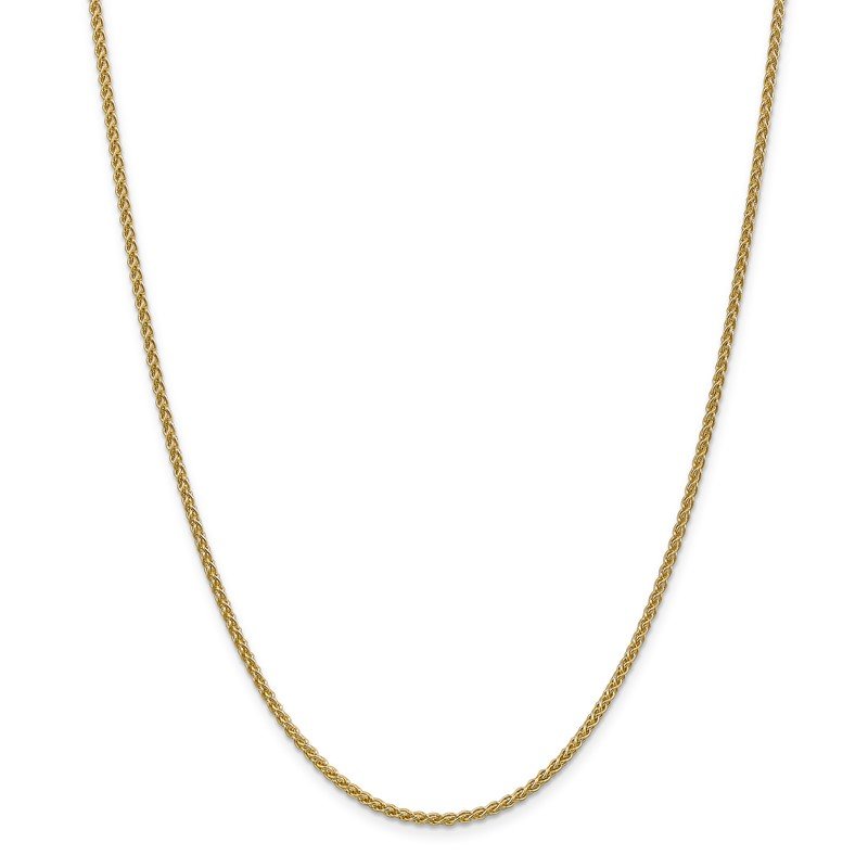 14K 14 inch 2.1mm Spiga with Lobster Clasp Chain