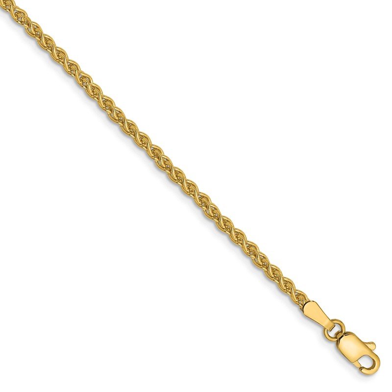 14K 14 inch 2.1mm Spiga with Lobster Clasp Chain