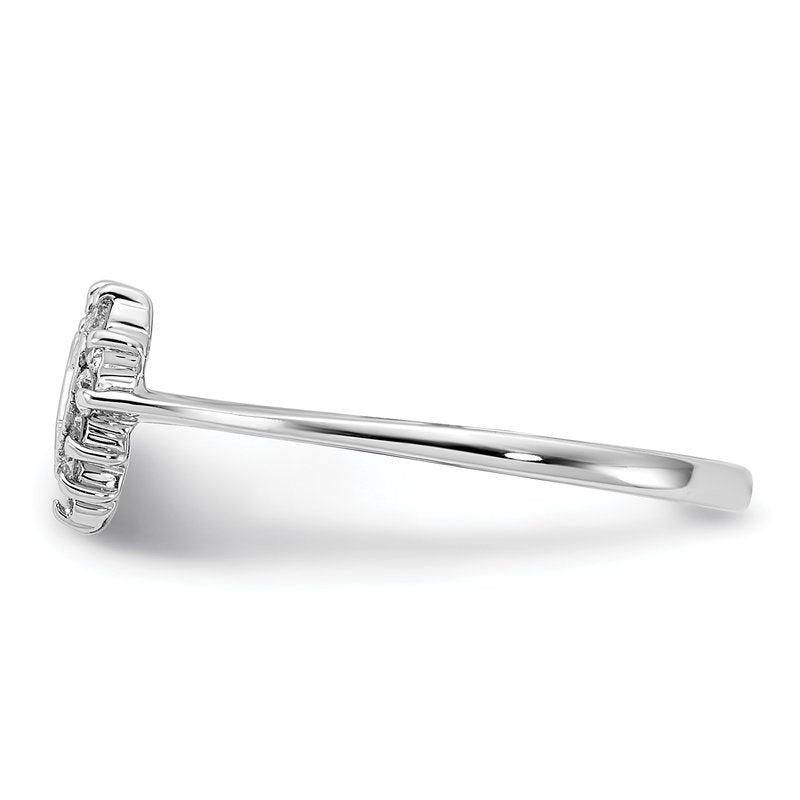 14k White Gold VS Diamond ring