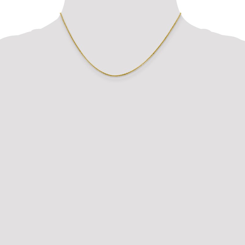 14K 1.4mm Flat Cable Chain