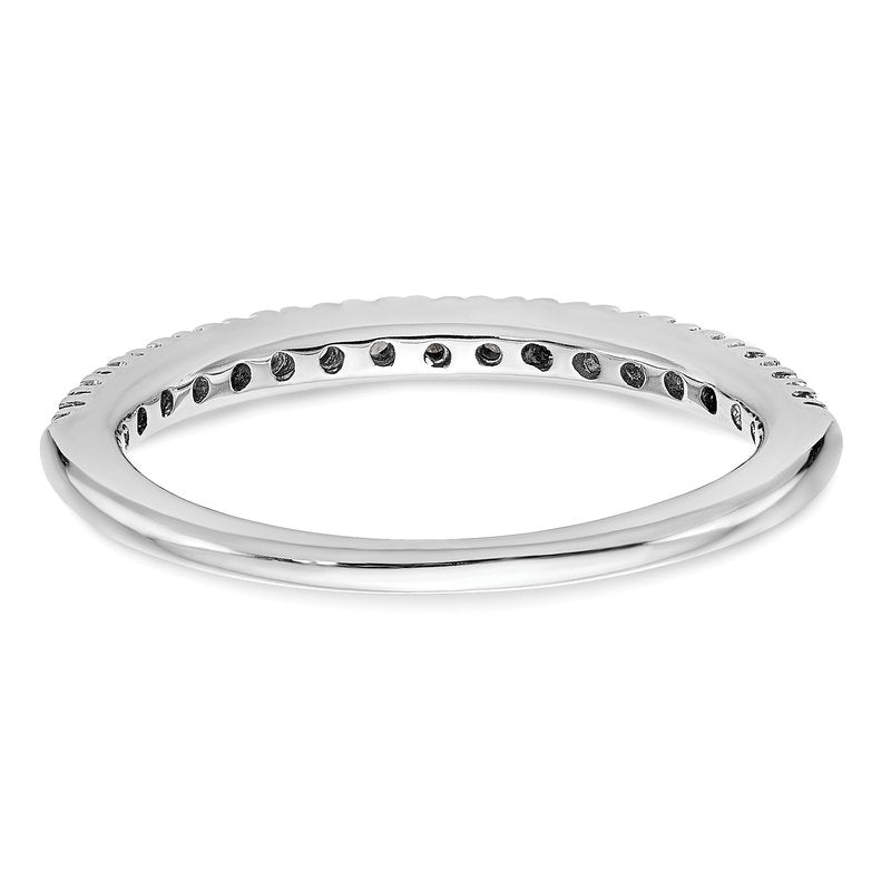 14K White Gold 1/4 carat Lab Grown Diamond VS+ F+ Complete Wedding Band