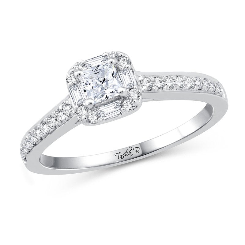 Platinum 0.52Ct Diam Ring