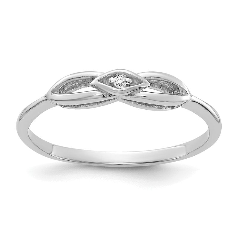 14k White Gold AAA Diamond ring