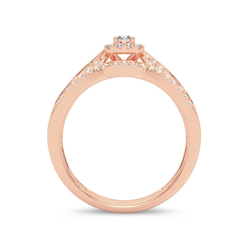 14K 0.33Ct Diamond Bridal Ring