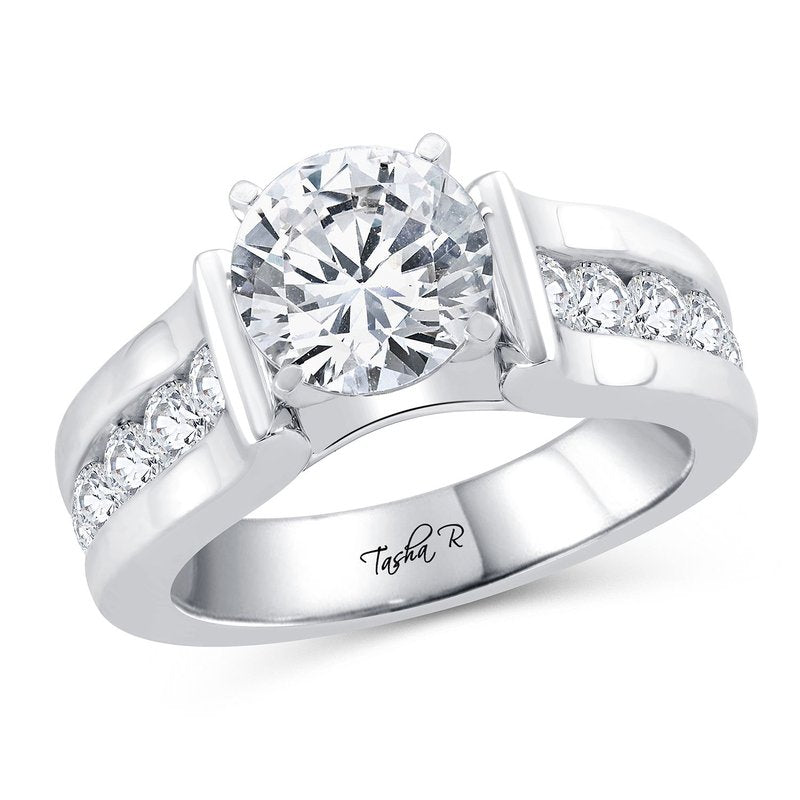 14K 0.78Ct Diam Semi Mount
