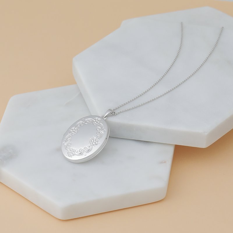 14K White Gold 14 inch .95mm Diamond-cut Cable with Lobster Clasp Chain