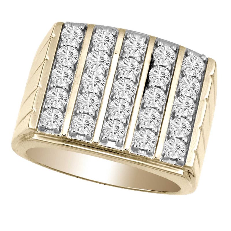 14K 2.00Ct Diam Men&amp;Comma;S  Ring