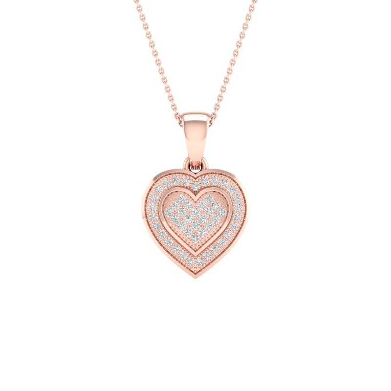 10K 0.15Ct Diam Pendant
