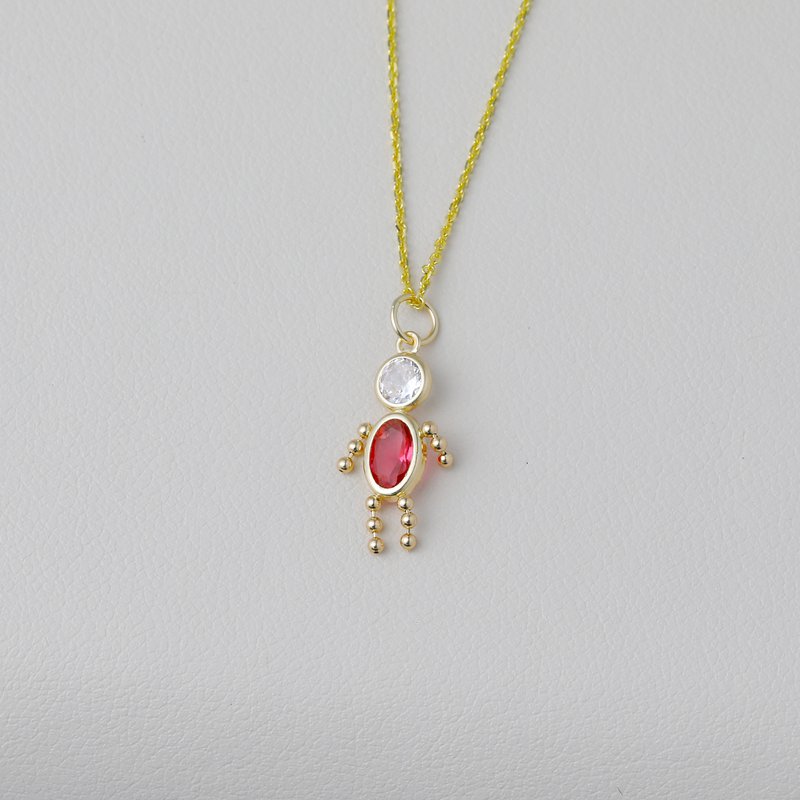 14K 14 inch .8mm Diamond-cut Cable with Lobster Clasp Chain